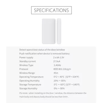 Tuya Smart WiFi Door Sensor Detector Tuya Smart WiFi Door Sensor Detector